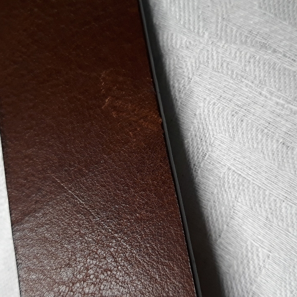 Essentials by Bosca brown leather belt. 36 inches long - Picture 2 of 7
